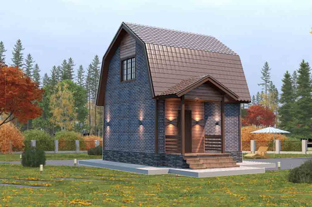 Каталог каркасный дом солнечный 6 х 4 в Волгограде | Компания Азбука дома