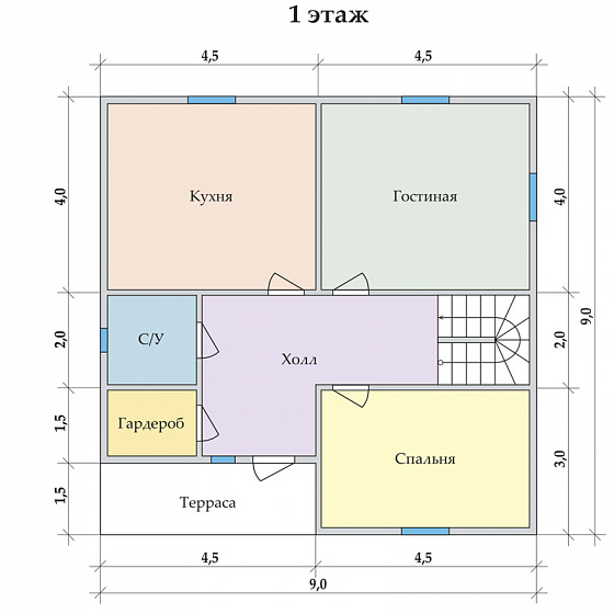 Радужный 9 х 9