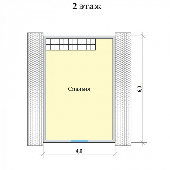 Каркасный дом Солнечный + 6 х 6