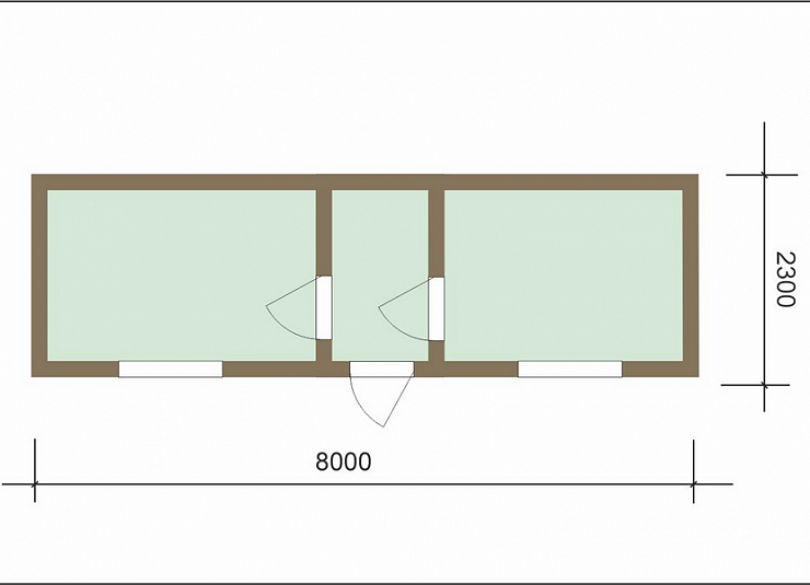 Турист 8 х 2.3