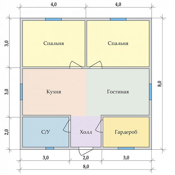 Классический 8 х 8