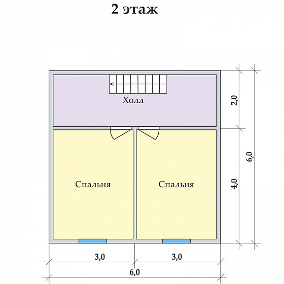 Радужный 6 х 6