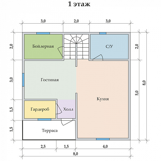 Радужный 8 х 8